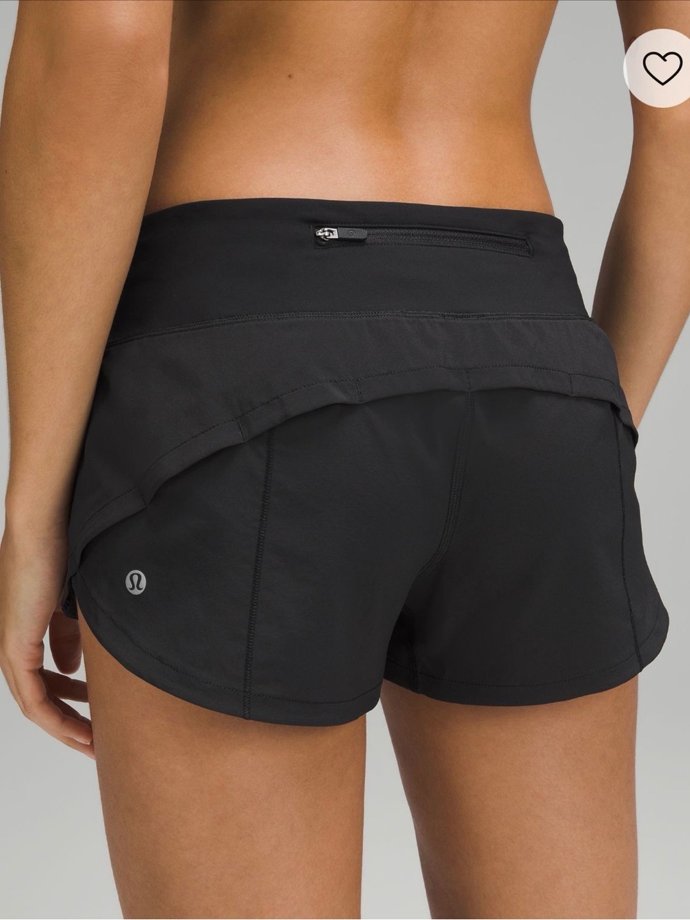 lululemon Speed Up Low-Rise Lined Shorts 2.5” Black Size 14 NWT